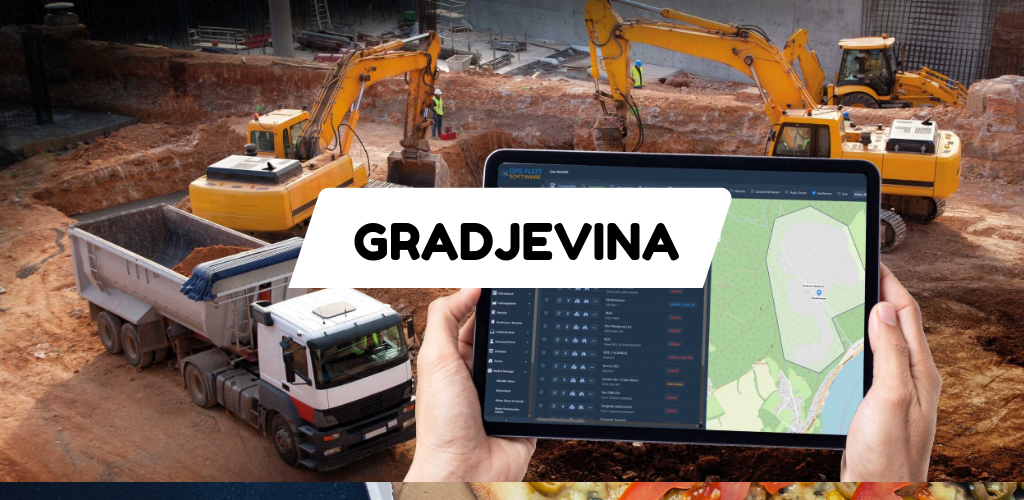 GPS praćenje građevinskih mašina - bager, kran, građevinska oprema sa GPS trackerom